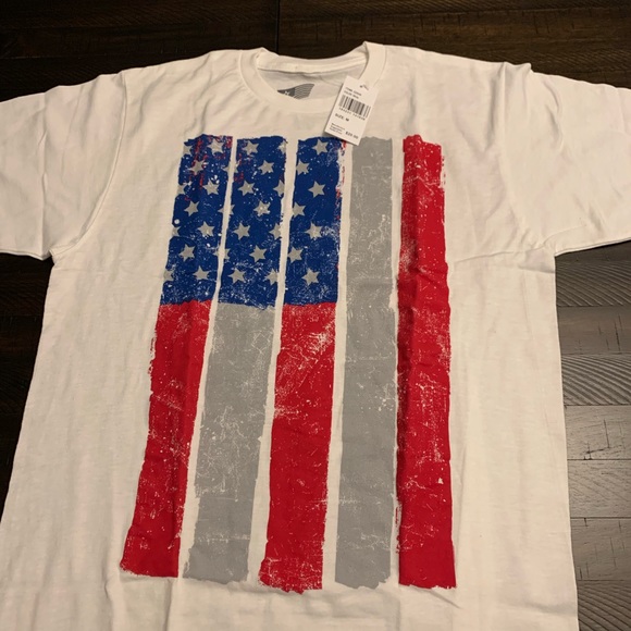 USA Short Sleeve Flag Screen Tee - Picture 2 of 4